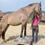 Nicole und Corinne mit der Criollo